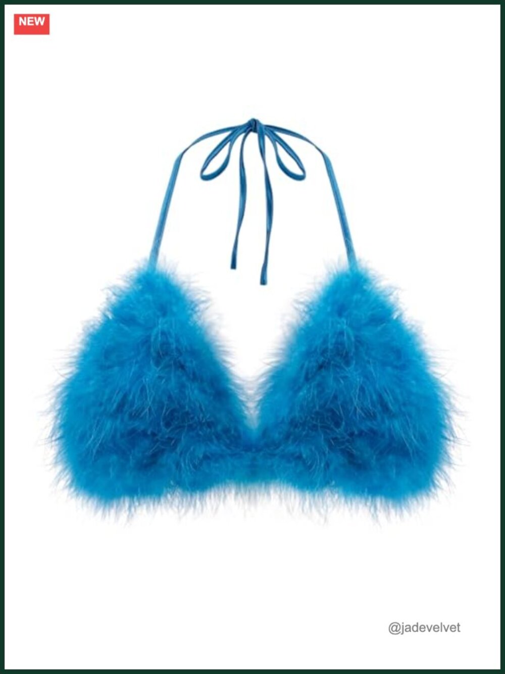 Women Faux Fur Crop Top Spaghetti Strap Tube Camisole Backless Clubwear